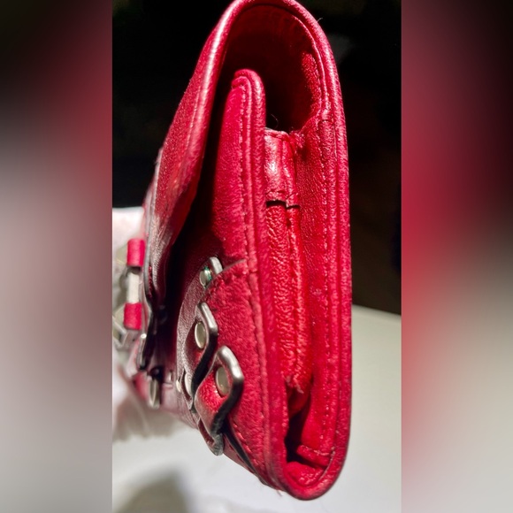 JUICY COUTURE Leather Wallet, Distressed Red - Picture 7 of 8